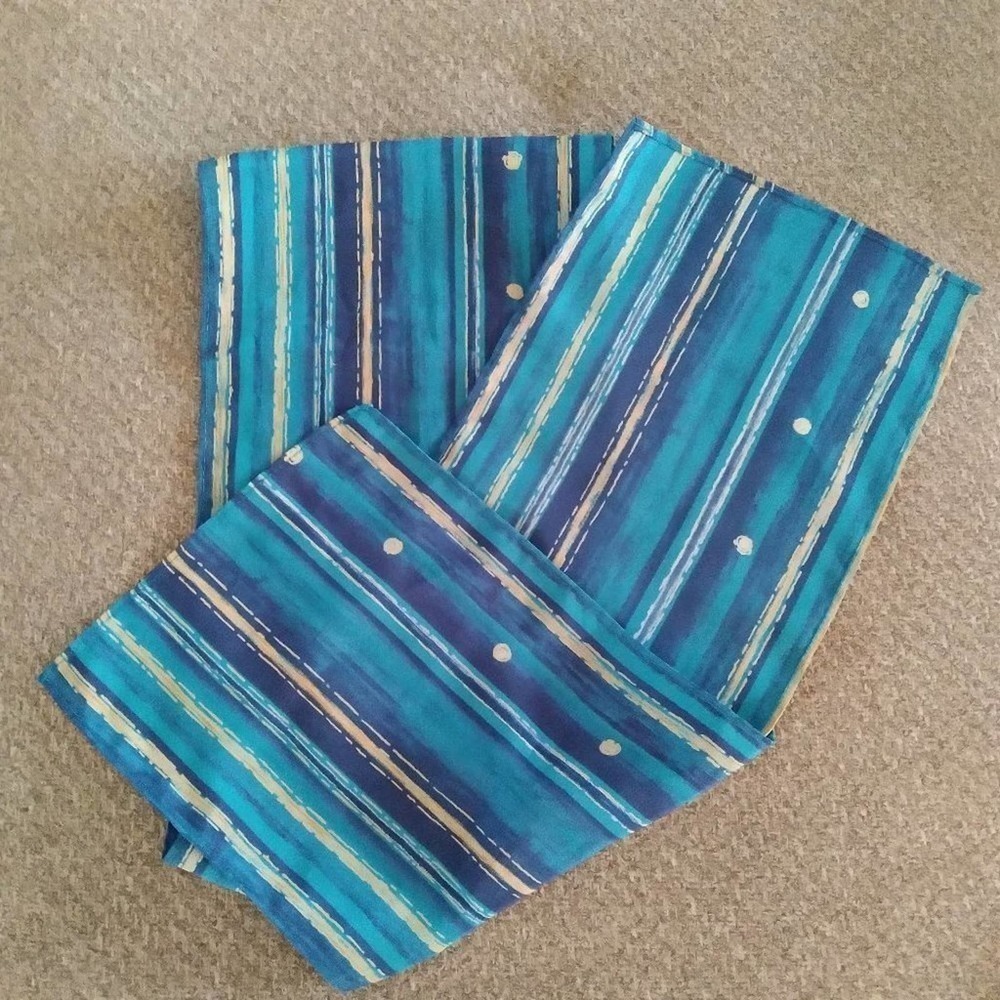 Vintage Striped Dots Scarf Hair Tie